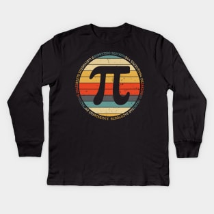 Pi-day Kids Long Sleeve T-Shirt